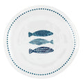 Melamine Appetizer Plate - Fish - 8.75" Dia