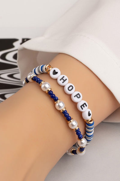 Two stretch Hope Bracelet