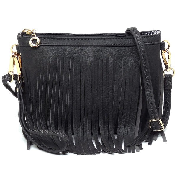 Western Fringe Clutch Cross Body Bag available in 20 colors