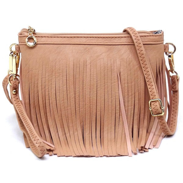 Western Fringe Clutch Cross Body Bag available in 20 colors