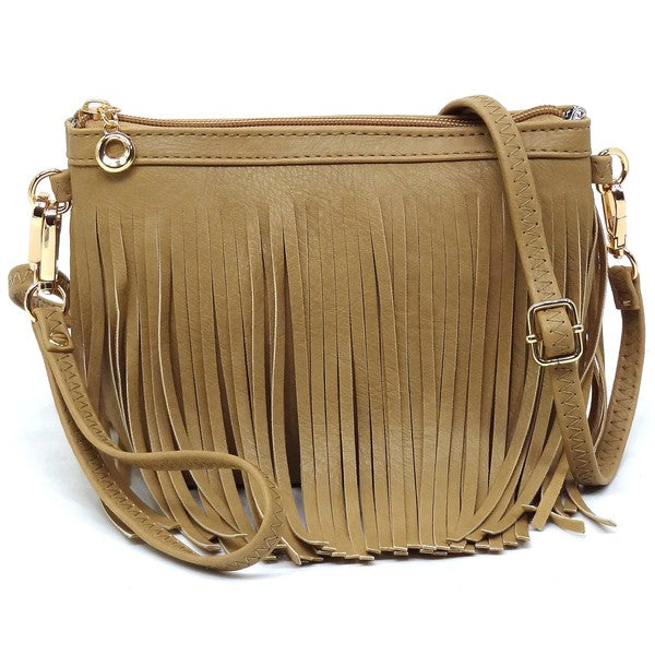 Western Fringe Clutch Cross Body Bag available in 20 colors