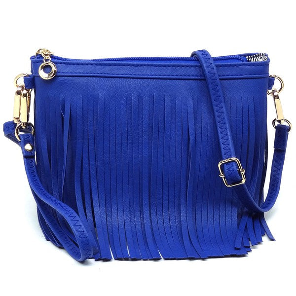 Western Fringe Clutch Cross Body Bag available in 20 colors