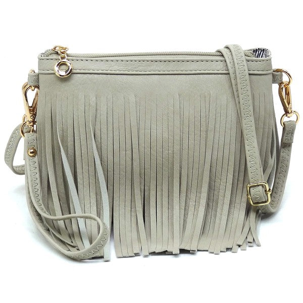 Western Fringe Clutch Cross Body Bag available in 20 colors