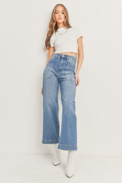 DENIM UTILITY PANTS