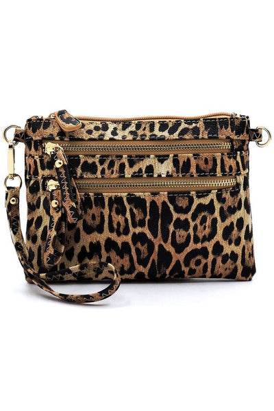 Leopard Clutch & Cross Body Bag available in 3 colors