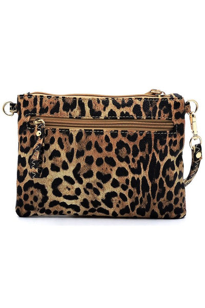 Leopard Clutch & Cross Body Bag available in 3 colors