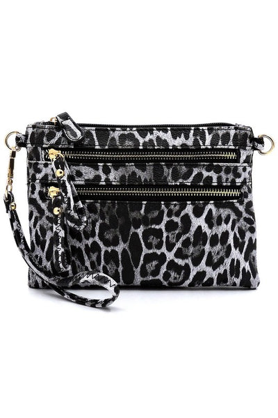 Leopard Clutch & Cross Body Bag available in 3 colors