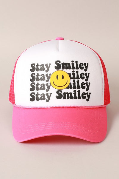 Stay Happy Foam Trucker Cap