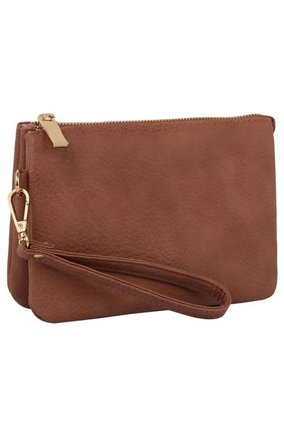 Convertible Clutch Crossbody Bag Wristlet available in 12 colors