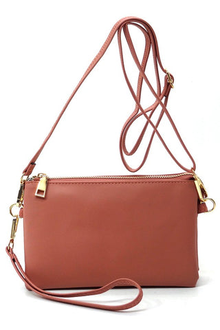 Fashion Crossbody Bag Clutch Wristlet available in 6 colors