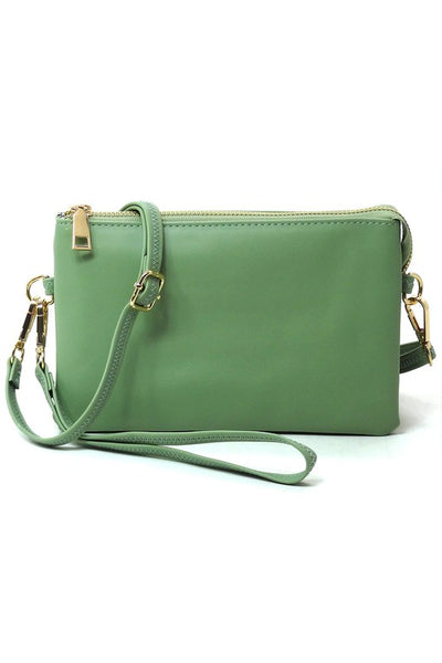 Fashion Crossbody Bag Clutch Wristlet available in 6 colors