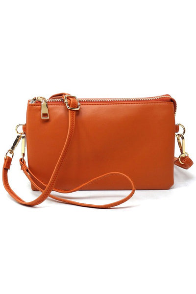 Fashion Crossbody Bag Clutch Wristlet available in 6 colors