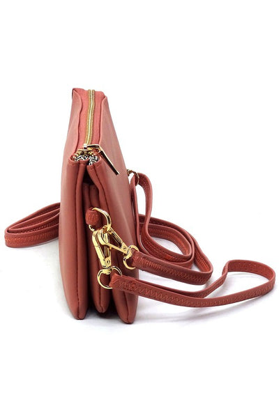 Fashion Crossbody Bag Clutch Wristlet available in 6 colors