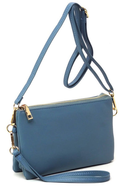 Fashion Crossbody Bag Clutch Wristlet available in 6 colors