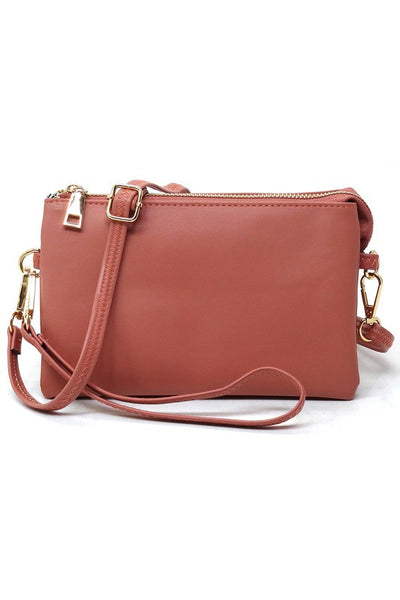 Fashion Crossbody Bag Clutch Wristlet available in 6 colors