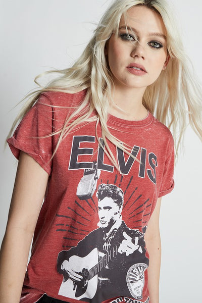 Sun Records X Elvis Burnout Tee