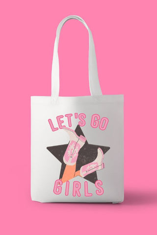 LET'S GO GIRLS TOTE BAG