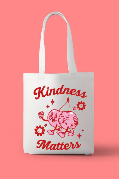 KINDNESS MATTERS POLYESTER TOTE BAG