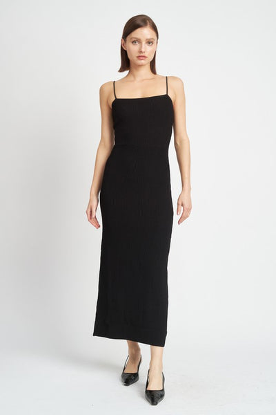 Maxi Knit Ribbed Dress