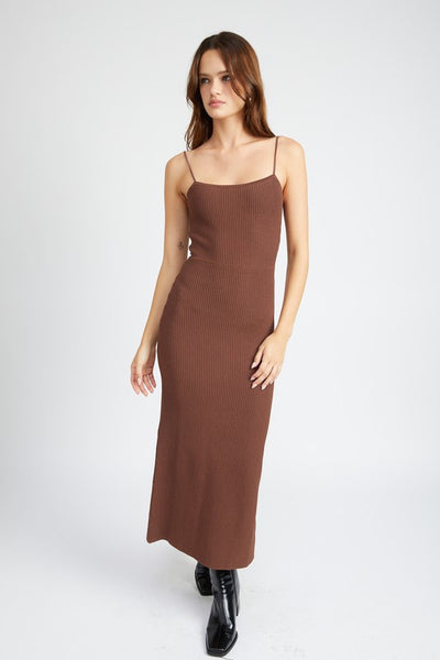 Maxi Knit Ribbed Dress