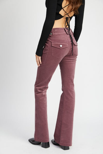 Judy Blume Low Rise Corduroy Pants