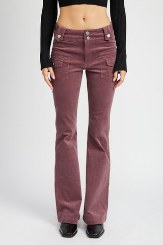 Judy Blume Low Rise Corduroy Pants