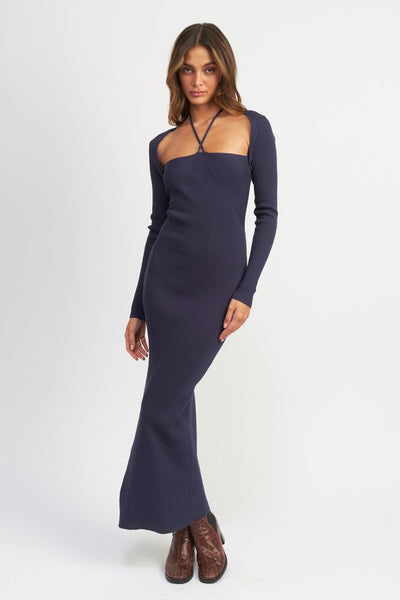 Halter Neck Maxi with Slit