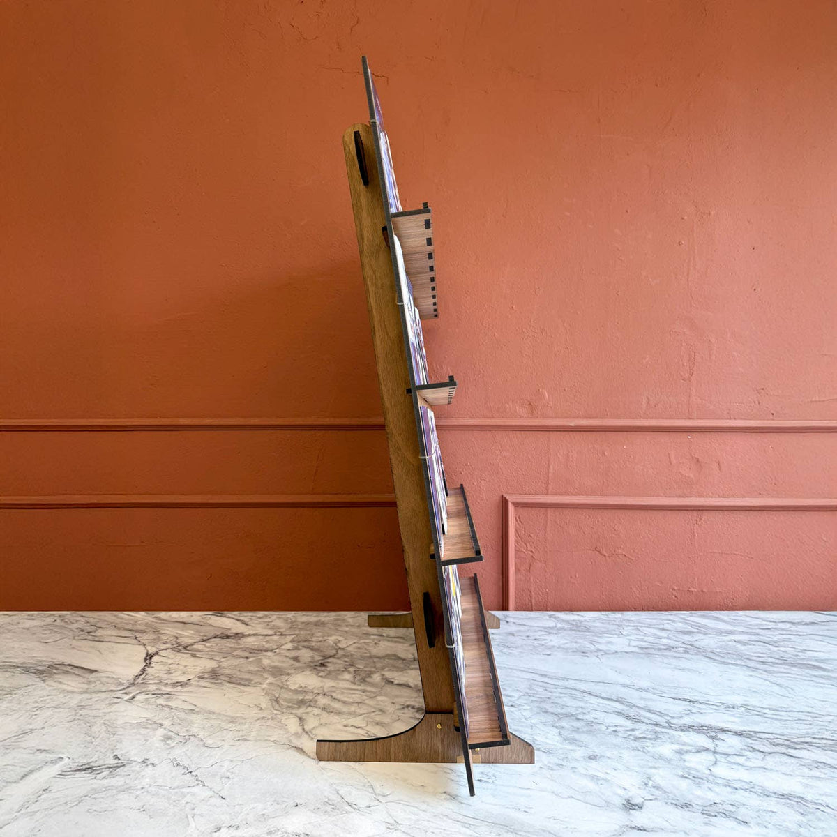 Walnut Greeting Cards Display (countertop and/or wall mount)