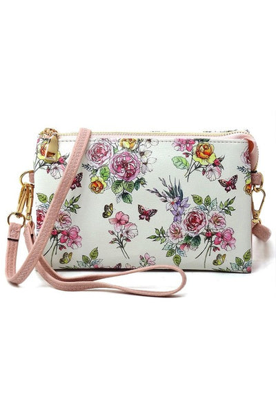 Fashion Crossbody Bag Clutch Wristlet available in 10 colors