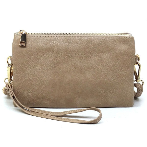 Fashion Crossbody Bag Clutch Wristlet available in 10 colors