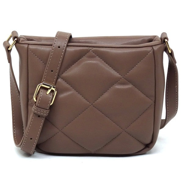 Quilted Puffy Crossbody Bag available in 5 colors