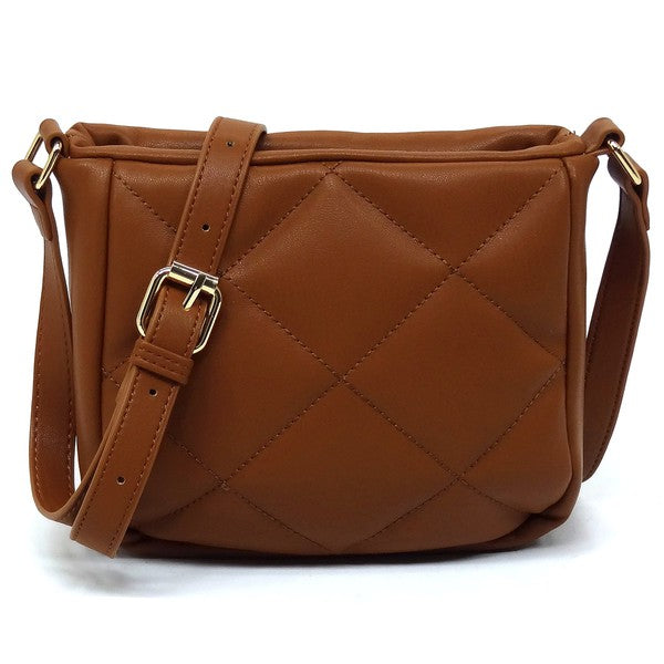 Quilted Puffy Crossbody Bag available in 5 colors