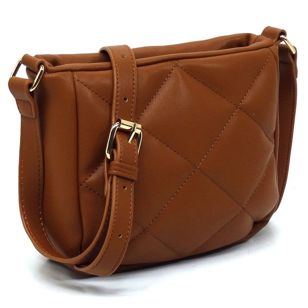 Quilted Puffy Crossbody Bag available in 5 colors