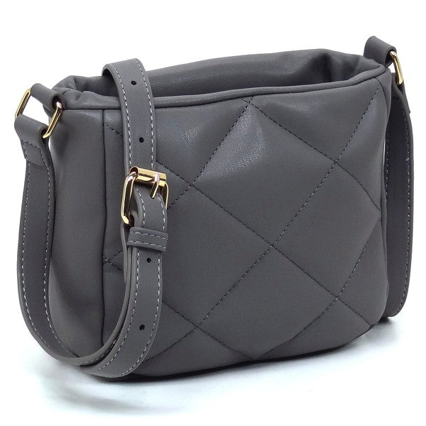 Quilted Puffy Crossbody Bag available in 5 colors