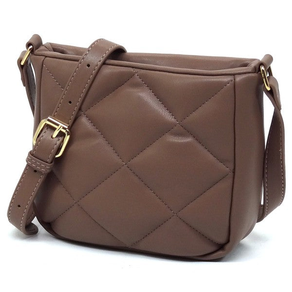 Quilted Puffy Crossbody Bag available in 5 colors