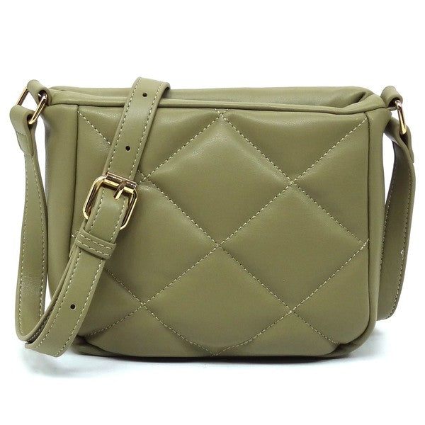 Quilted Puffy Crossbody Bag available in 5 colors