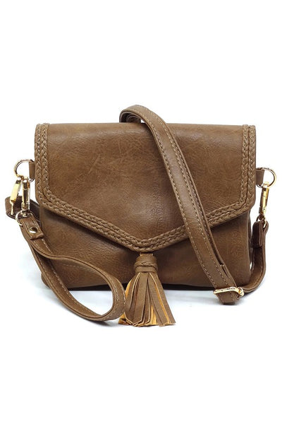 Tassel Flap Envelope Clutch Crossbody Bag available in 5 colors