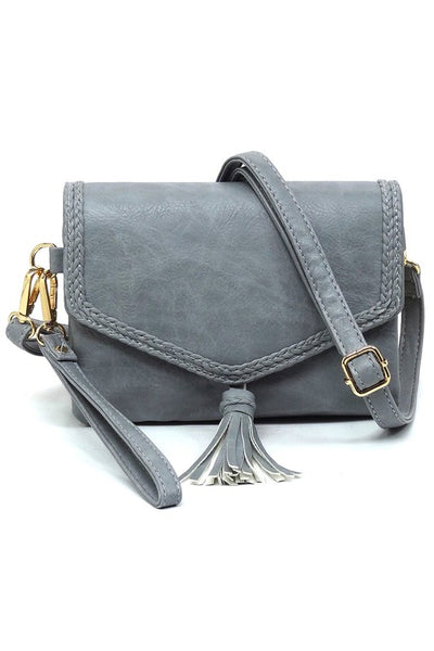 Tassel Flap Envelope Clutch Crossbody Bag available in 5 colors