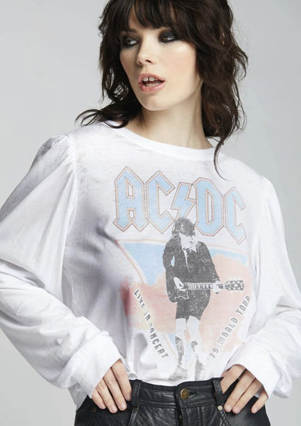 AC/DC 1979 World Tour Puff Sleeve