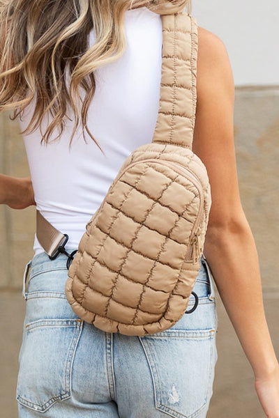 Skyler Quilted Puffer Sling