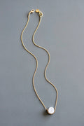 MLN116 Howlite mini geometric necklace