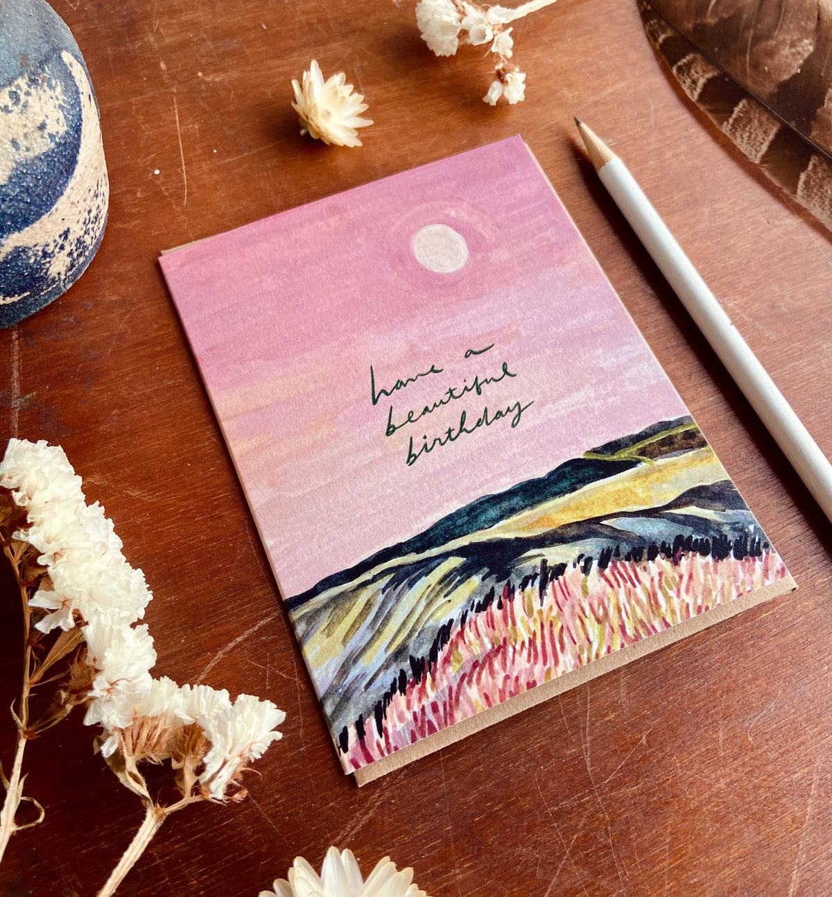 Have a Beautiful Birthday Painted Card
