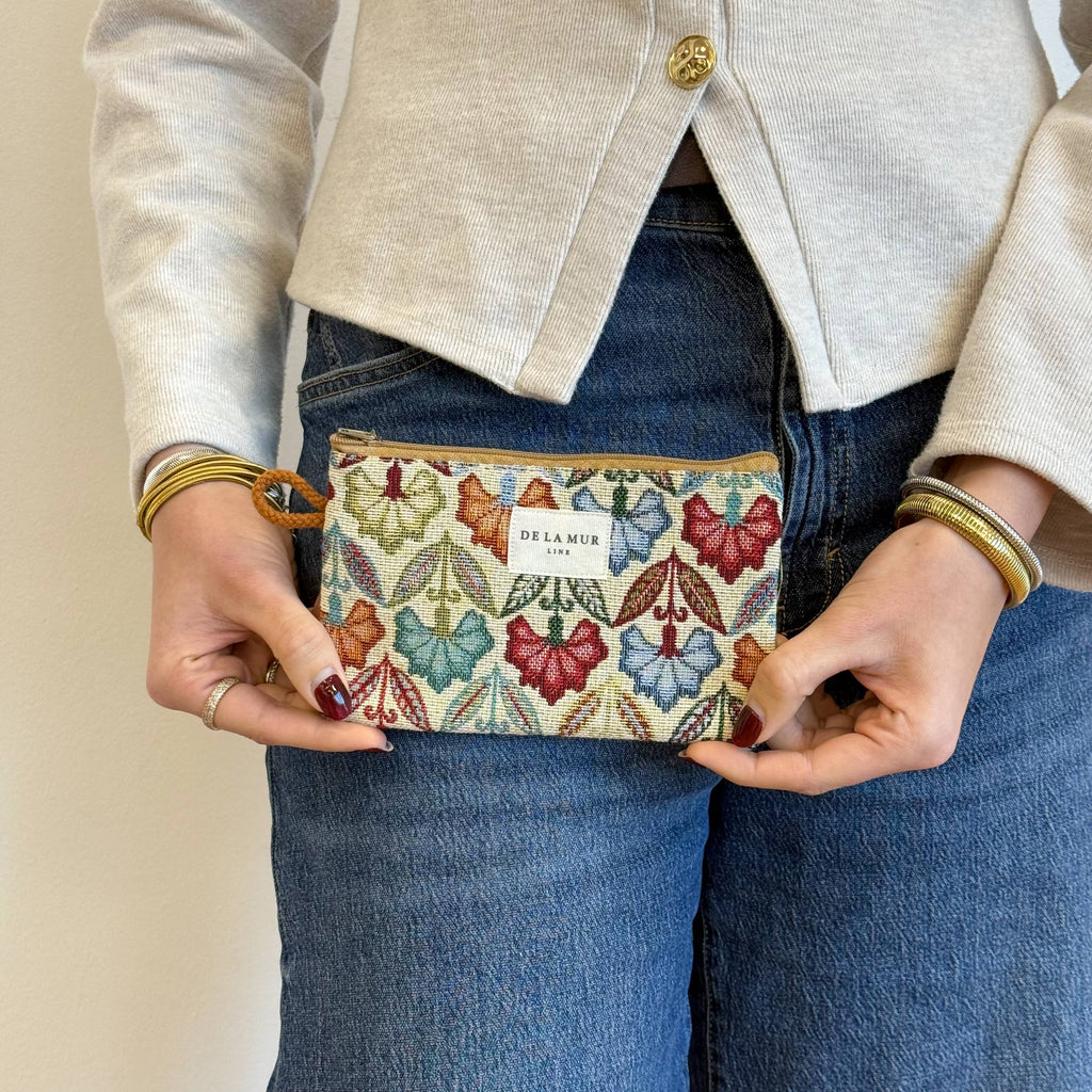 Small Makeup Bag / Coin Purse Flora