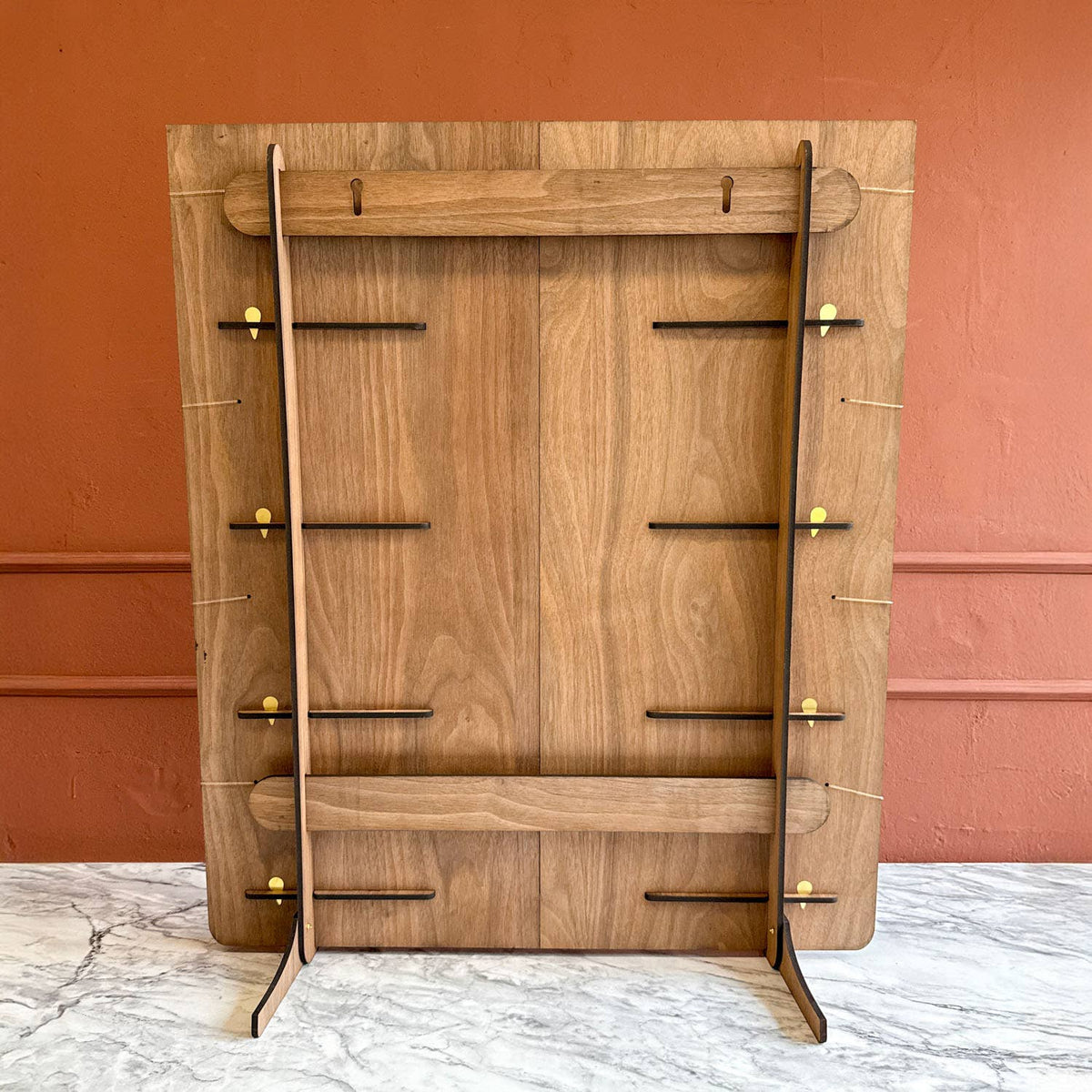 Walnut Greeting Cards Display (countertop and/or wall mount)