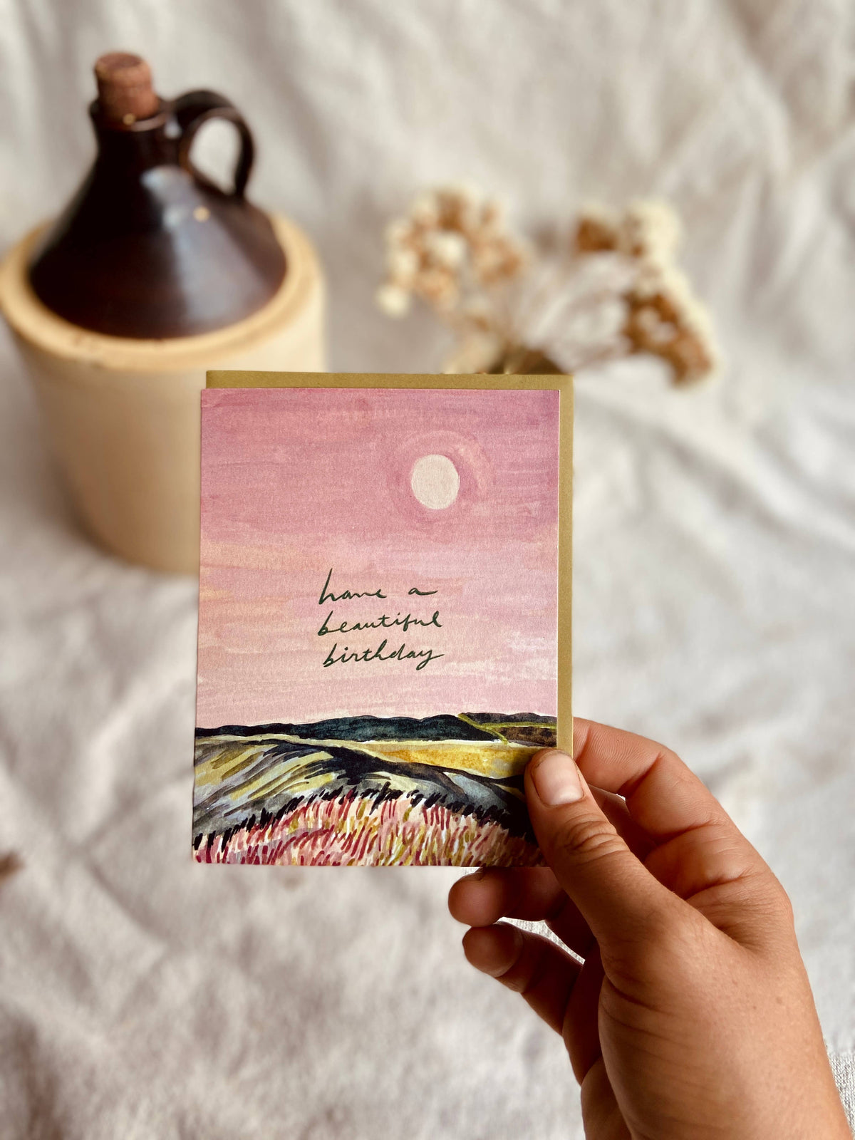 Have a Beautiful Birthday Painted Card