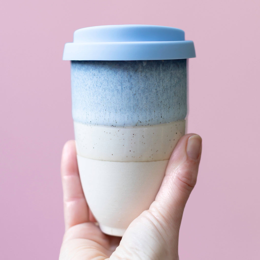 Cove Ceramic Travel Cup 12oz | Reusable Coffee Mug
