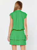 Zoey Pleated Mini Dress