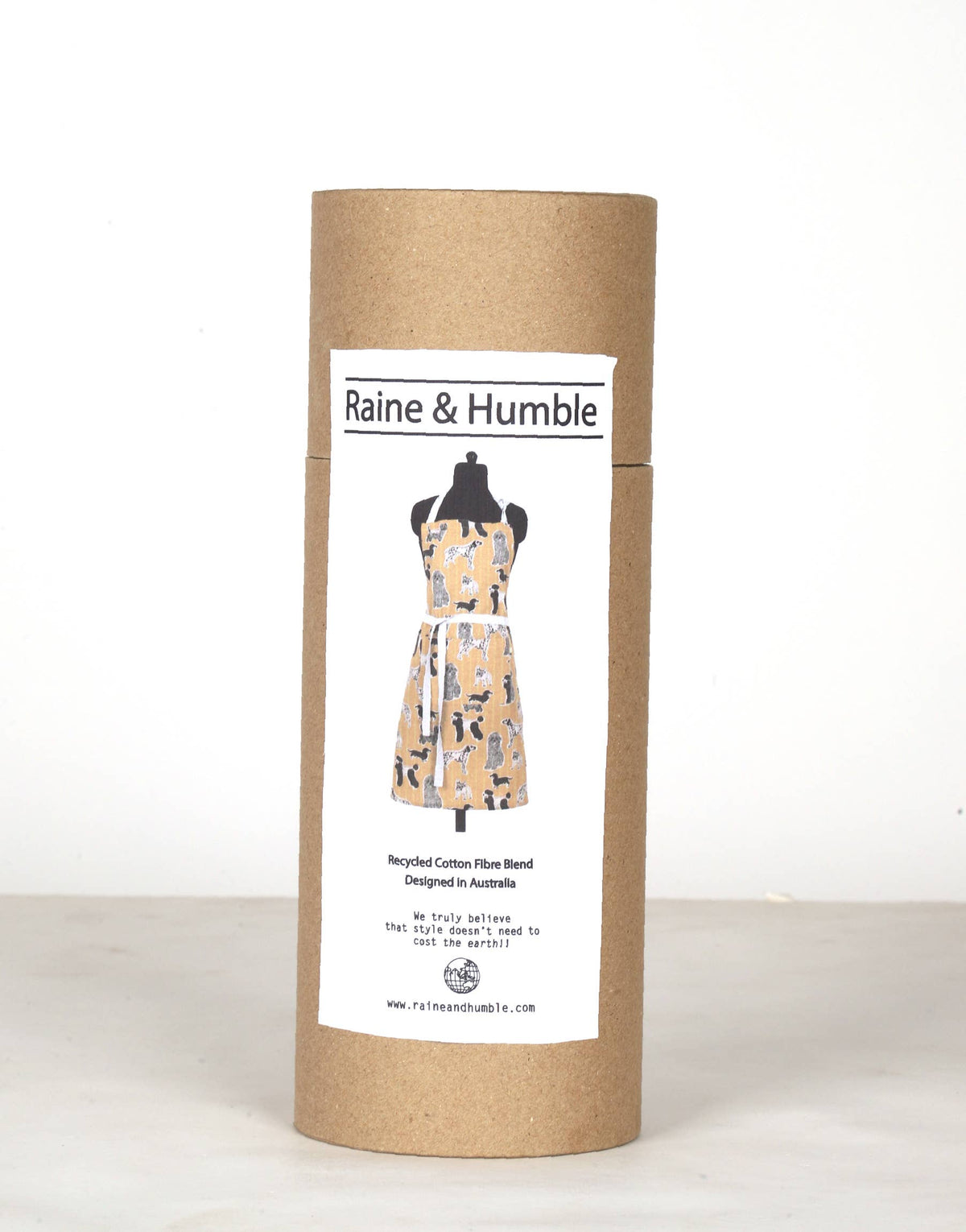 Apron Print Standard Tie Style-  Yellow Sunset