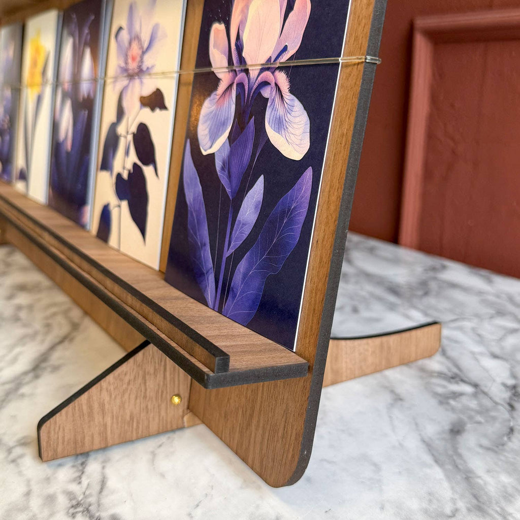 Walnut Greeting Cards Display (countertop and/or wall mount)