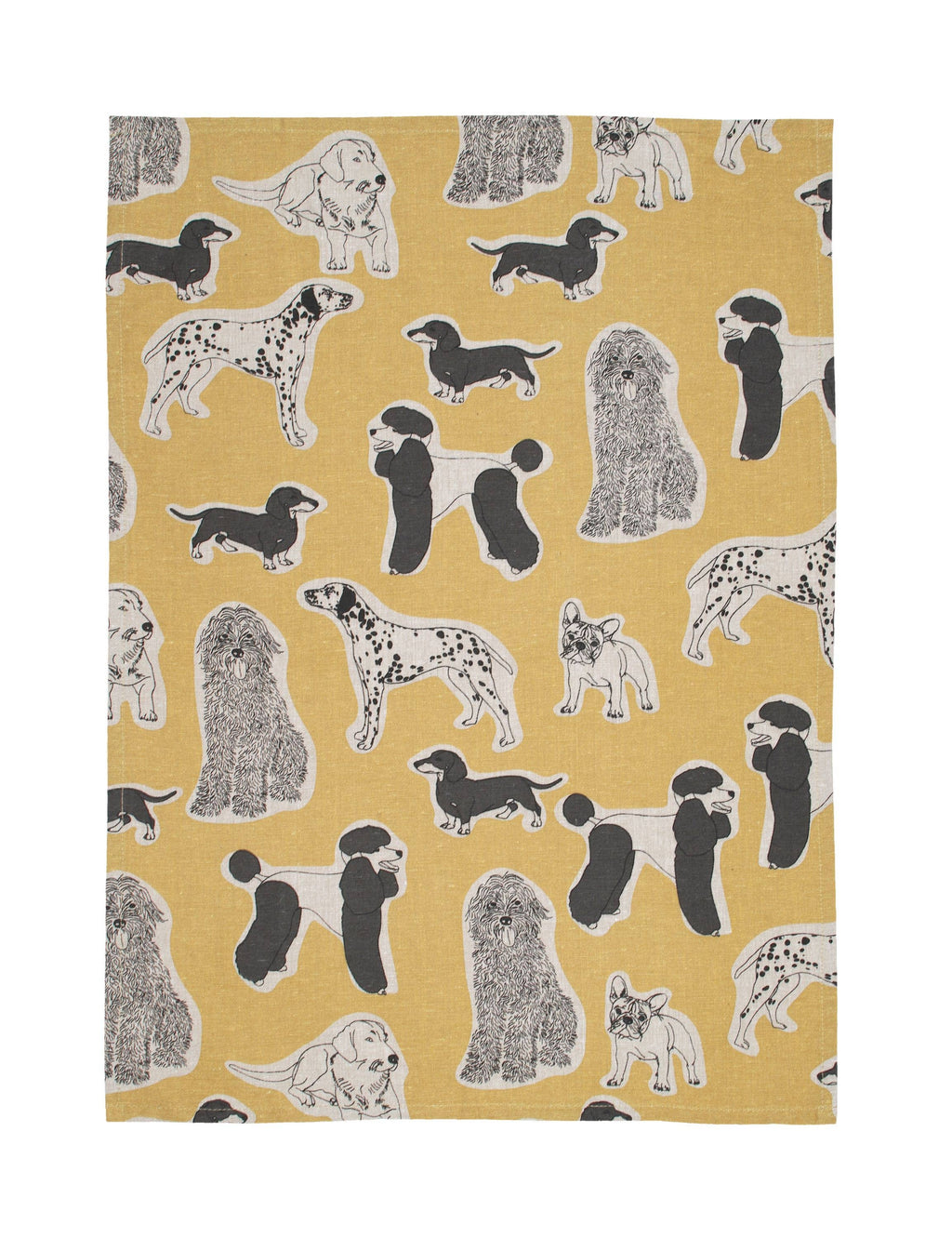 Apron Print Standard Tie Style-  Yellow Sunset